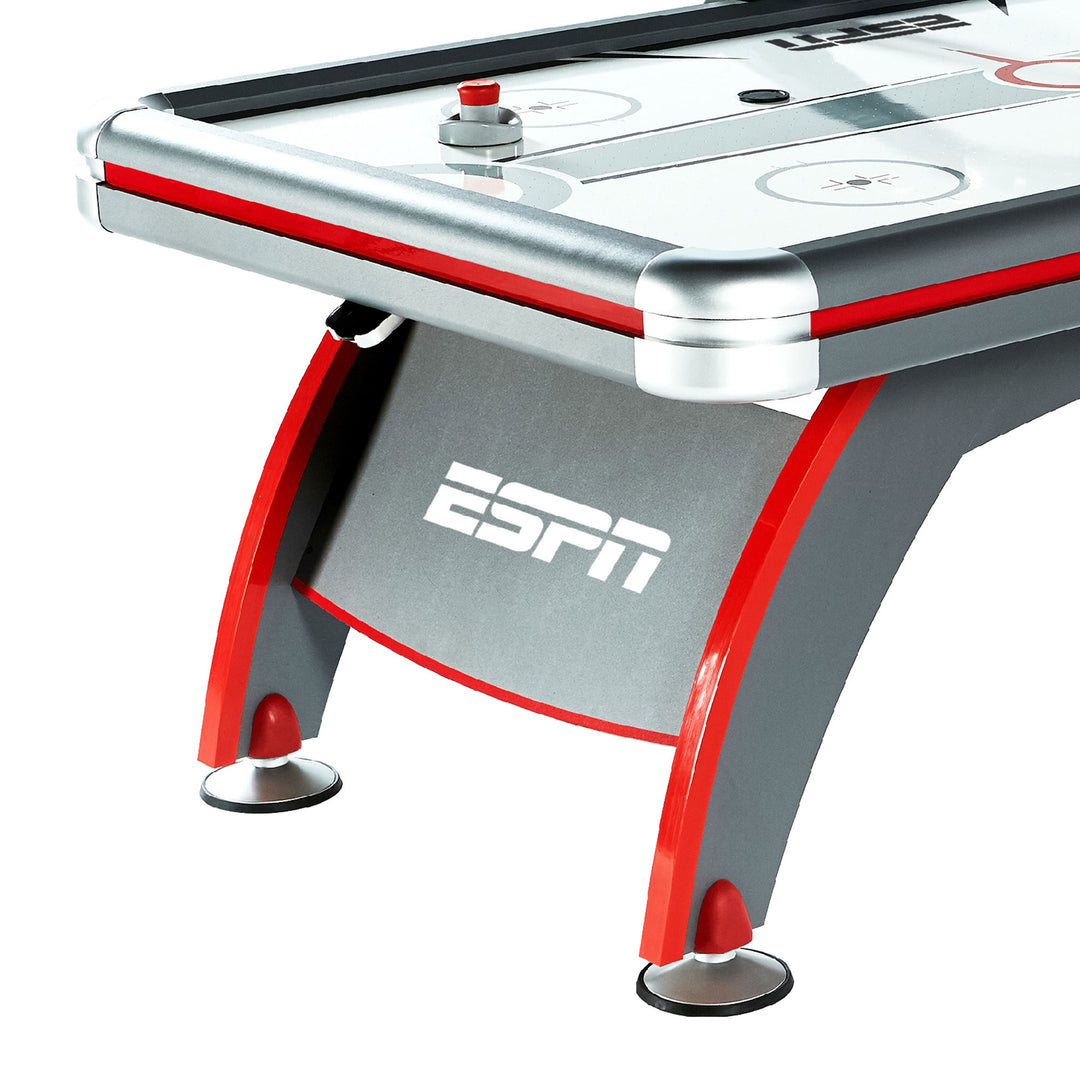 ESPN 7ft Air Hockey Table w/Electronic Scorer, 2 Pucks & 2 Pushers (Open Box)