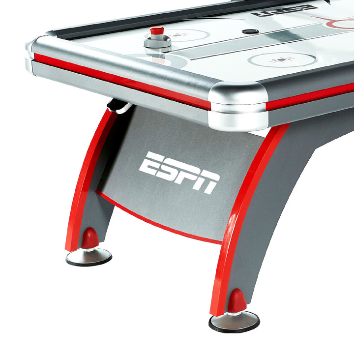 ESPN 7 ft Air Hockey Table w/Electronic Scorer, 2 Pucks & 2 Pushers (Used)