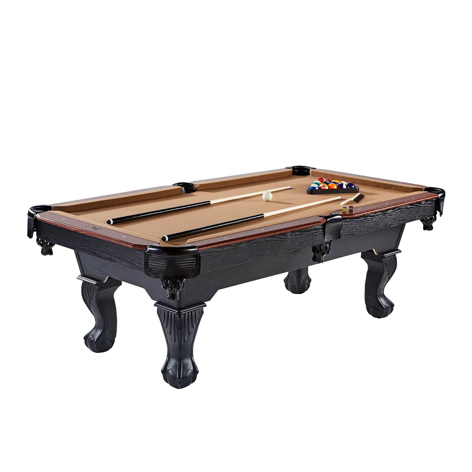 Barrington Billiards 7.5' Pocket Table w/Pool Ball & Cue Stick Set(Open Box) - VMInnovations