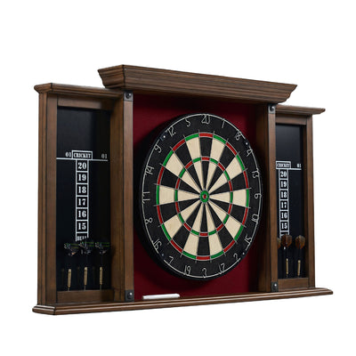 Barrington Billiards 18" Premium Dartboard Cabinet Set with Darts (For Parts)