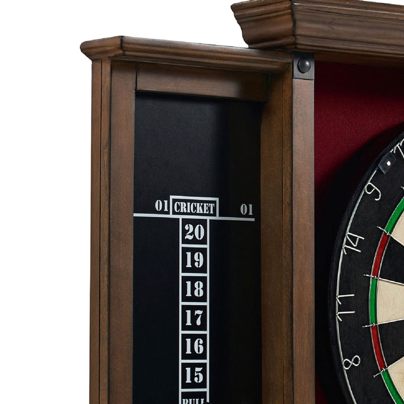 Barrington Billiards 18" Premium Dartboard Cabinet Set with Darts (Open Box)