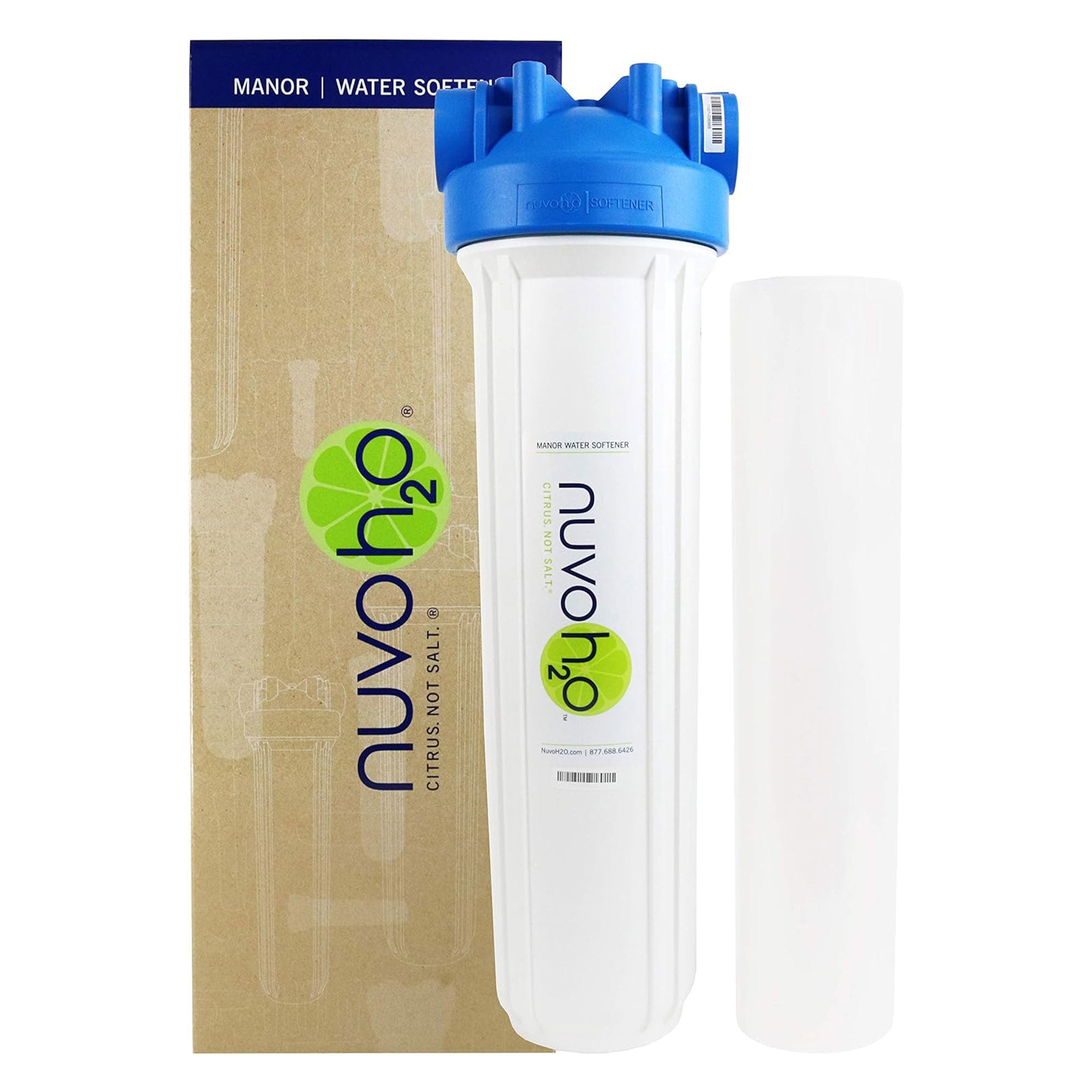 NuvoH2O Manor Salt Free Water Softening System Manor with Replacement Cartridge - VMInnovations