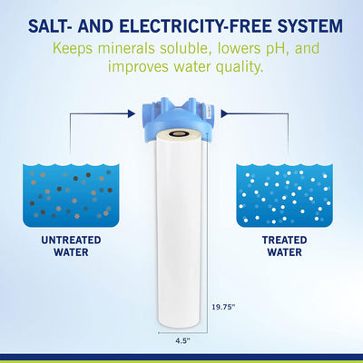 NuvoH2O Manor Salt Free Water Softening System Manor with Replacement Cartridge - VMInnovations