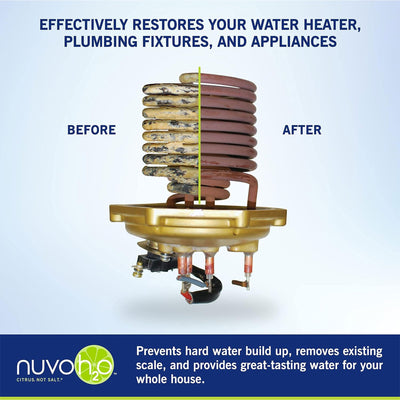 NuvoH2O Manor Salt Free Water Softening System Manor with Replacement Cartridge - VMInnovations