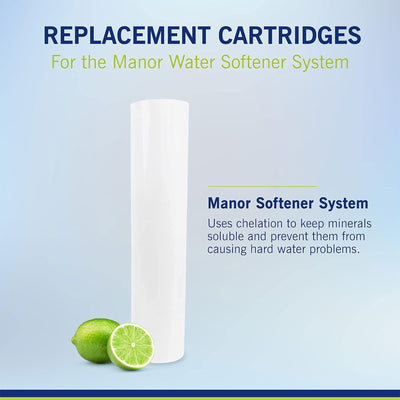 NuvoH2O Manor Salt Free Water Softening System Manor with Replacement Cartridge - VMInnovations
