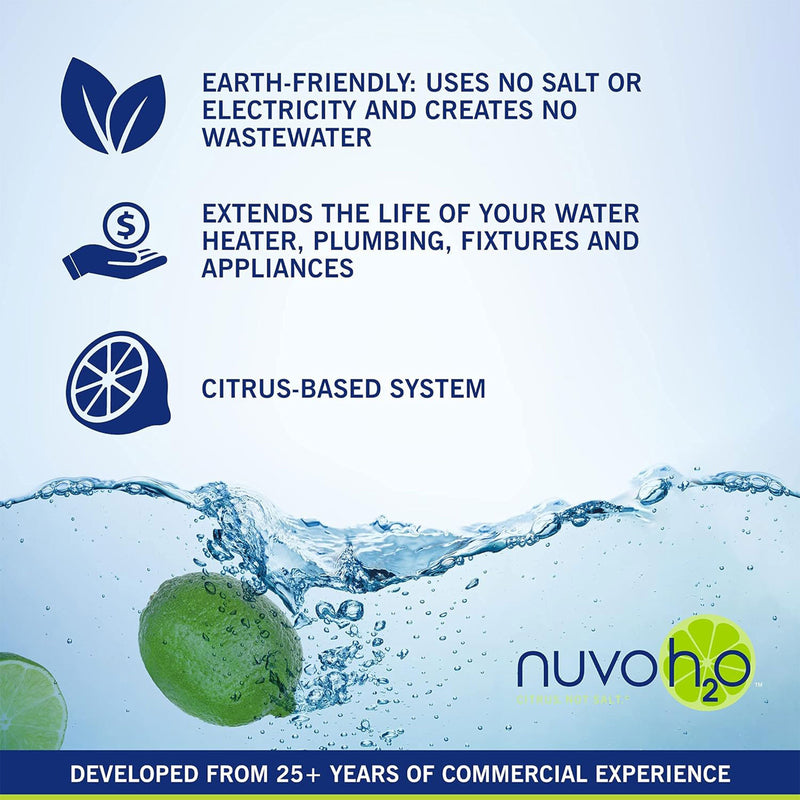 NuvoH2O Manor Salt Free Water Softening System Manor with Replacement Cartridge