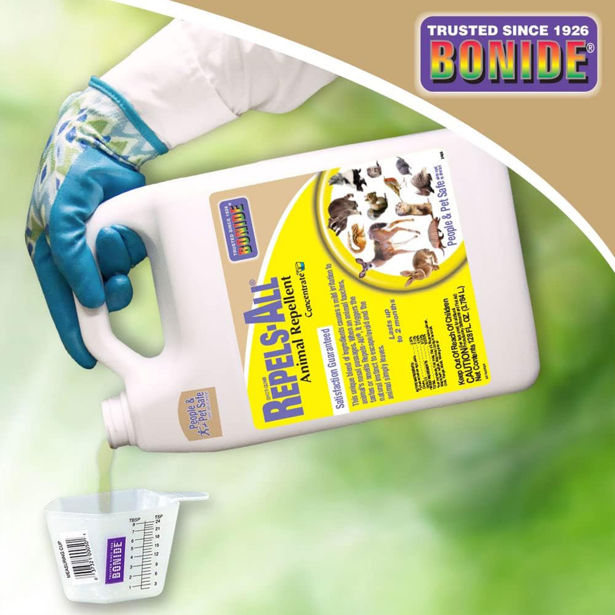 Bonide 128 Fluid Ounce Repels All Repellent Concentrate for Outdoor Pest Control - VMInnovations