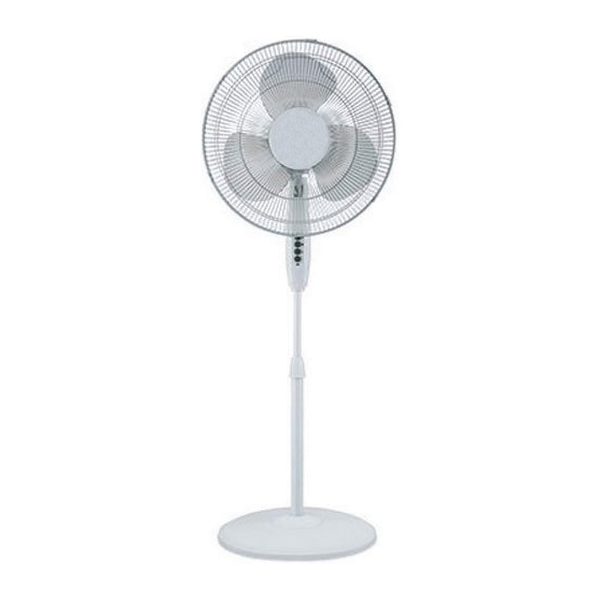 HomePoint 16" 3 Speed Tilt Head Oscillating Pedestal Standing Fan, White (Used) - VMInnovations