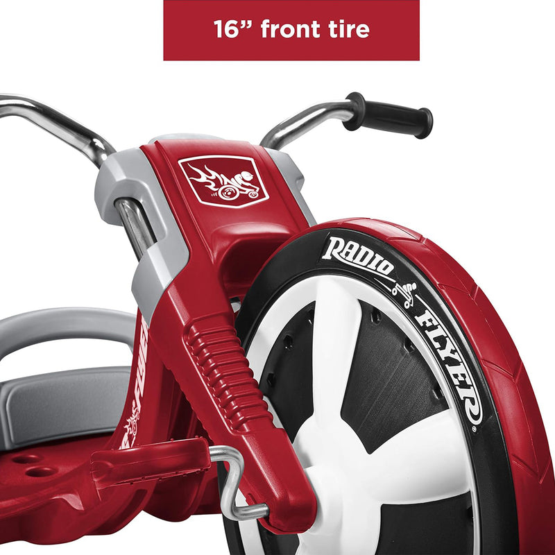 Radio Flyer Big Flyer Big Front Wheel Chopper Style Kids Trike for Ages 3 to 7