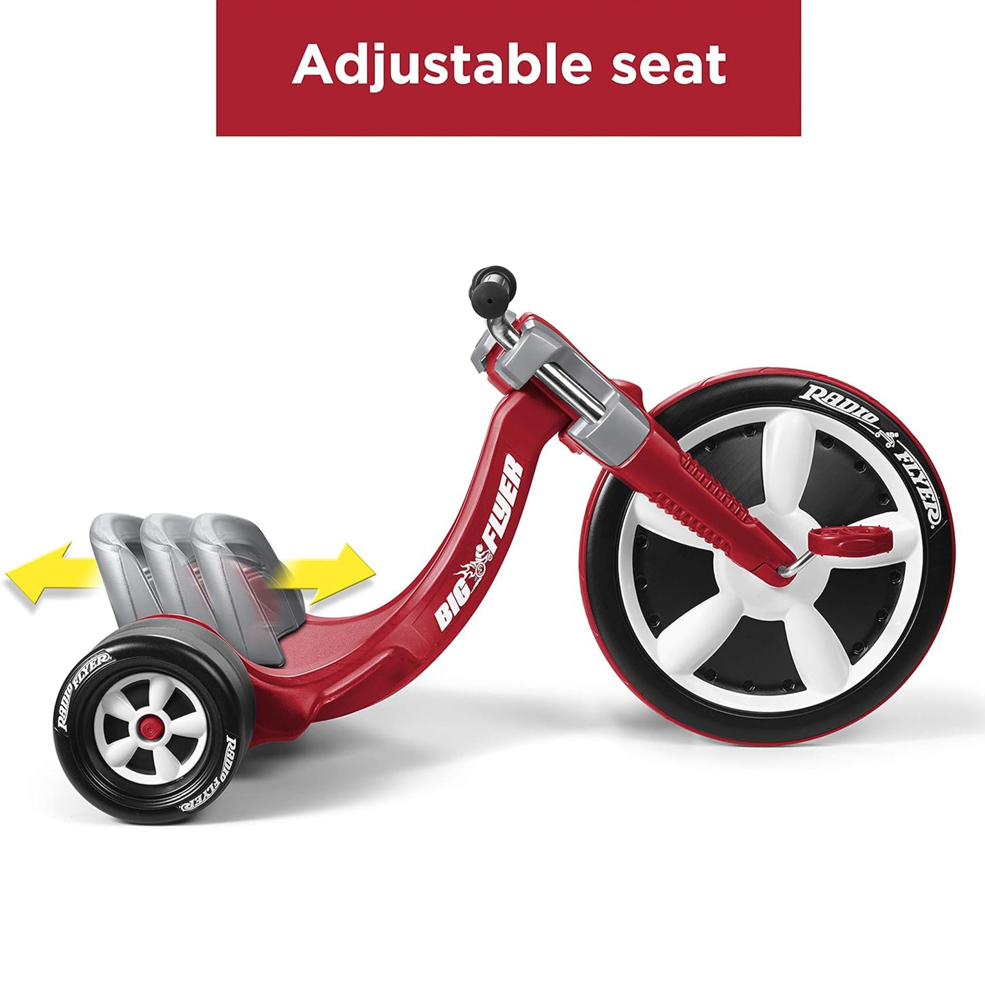 Radio Flyer Big Flyer Big Front Wheel Chopper Style Trike for Ages 3-7(Open Box) - VMInnovations