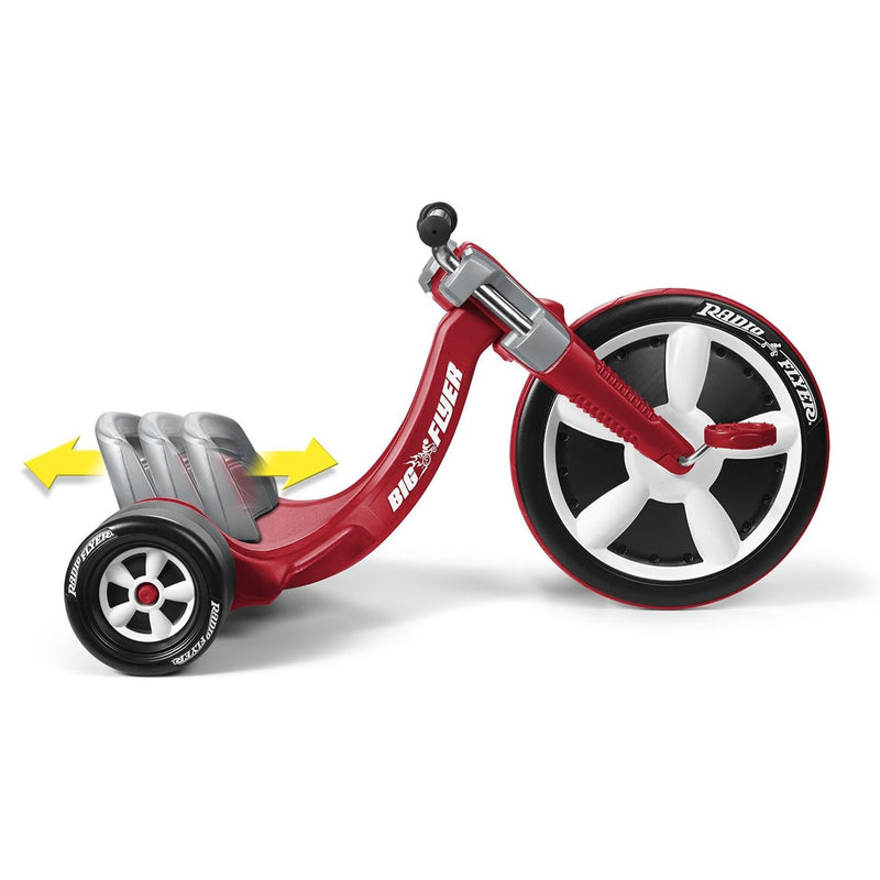 Radio Flyer Big Flyer Big Front Wheel Chopper Style Kids Trike for Ages 3 to 7