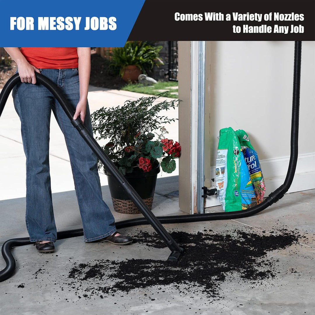 Vacumaster 5 Gal Remote Control Wall Mount Wet/Dry Vacuum Tank for Garage Shops - VMInnovations
