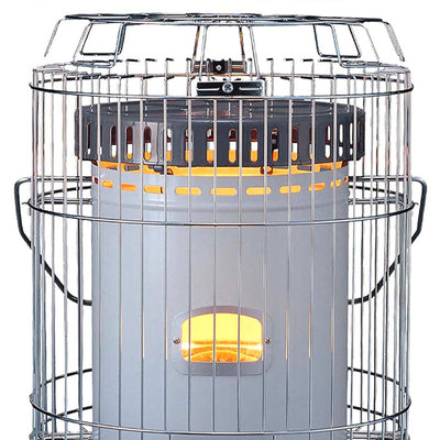 Kero World 23,800 BTU Portable Indoor Kerosene Wick Convection Heater, Gray - VMInnovations