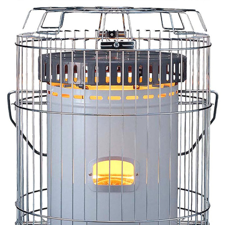 Kero World 23,800 BTU Portable Indoor Kerosene Wick Convection Heater, Gray