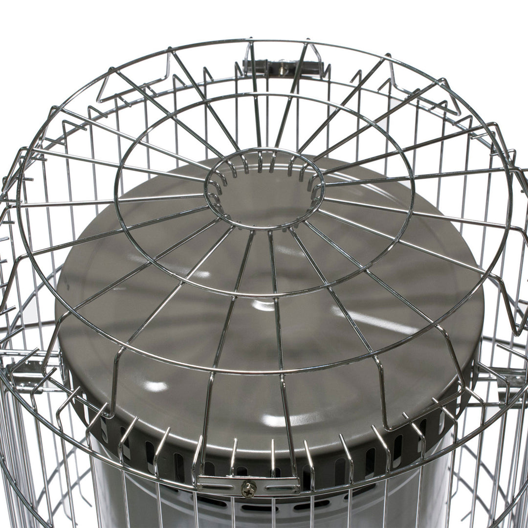 Kero World 23,800 BTU Portable Indoor Kerosene Wick Convection Heater, Gray