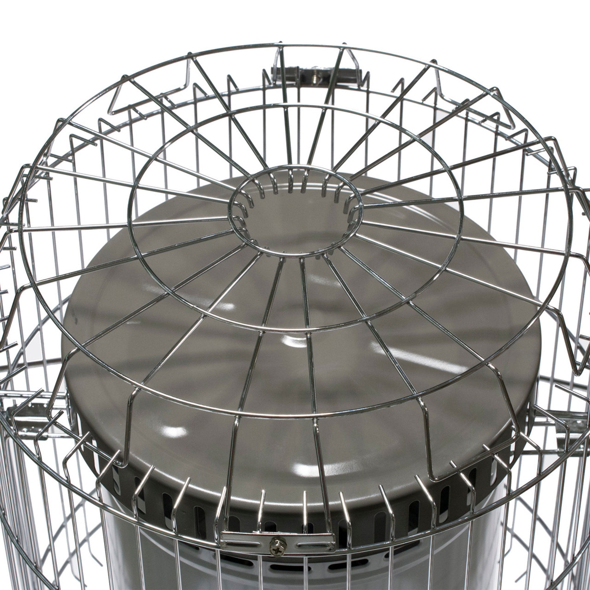 Kero World 23,800 BTU Indoor Kerosene Wick Convection Heater, Gray (Used)
