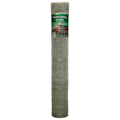 YARD GARD 150 Foot Galvanized Poultry Chicken Coop Wire Netting Mesh Fencing - VMInnovations