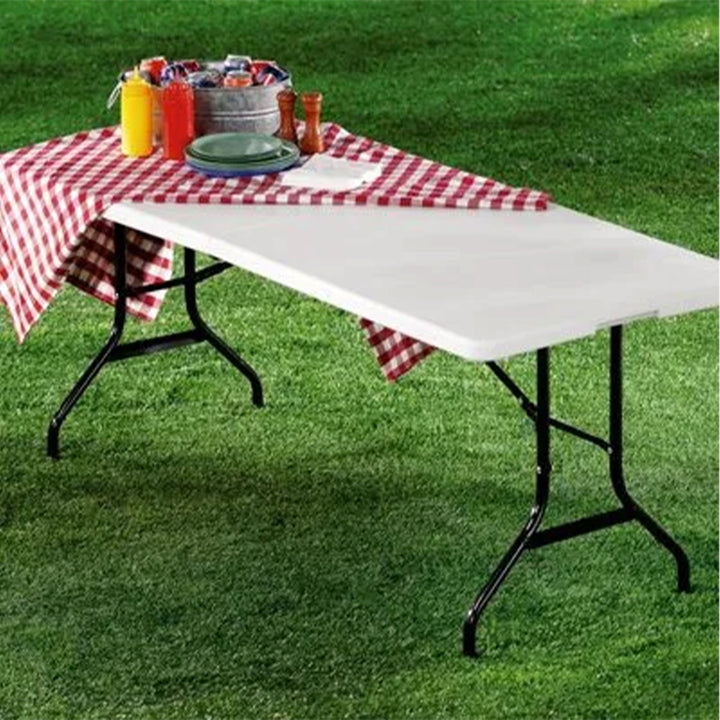 Folding Chair 30 x 72 Inch Powder Coated Modern Deluxe Foldable Banquet Table - VMInnovations