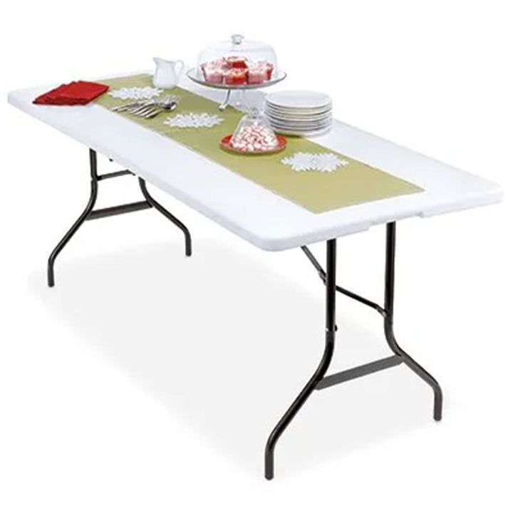 Folding Chair 30 x 72 Inch Powder Coated Modern Deluxe Foldable Banquet Table - VMInnovations