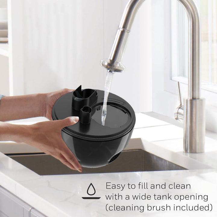 Honeywell Small Compact Mini Cool Mist Humidifier Humidity, Black (Open Box)