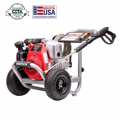 Simpson Cleaning MegaShot 3300 PSI 2.4 GPM Portable Pressure Washer with Nozzles - VMInnovations