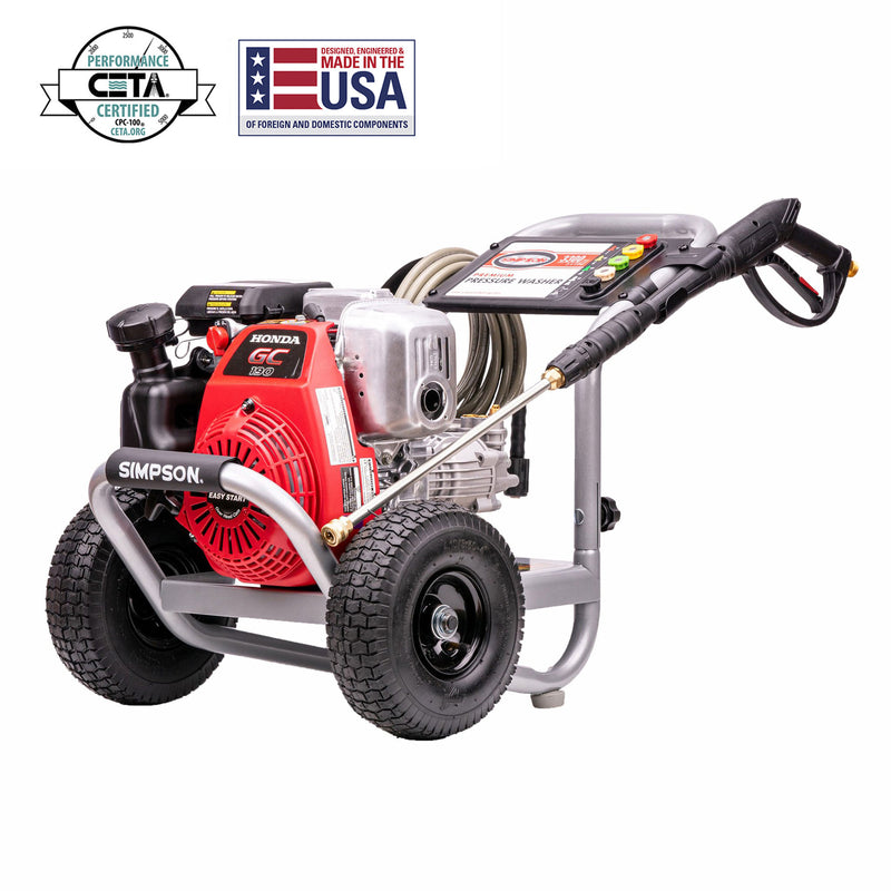 Simpson Cleaning  PSI 2.4 GPM Portable Pressure Washer with Nozzles (For Parts)