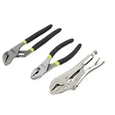 Master Mechanic 10 Piece Carbon Steel Pliers and Wrench Tool Set, JK2019002