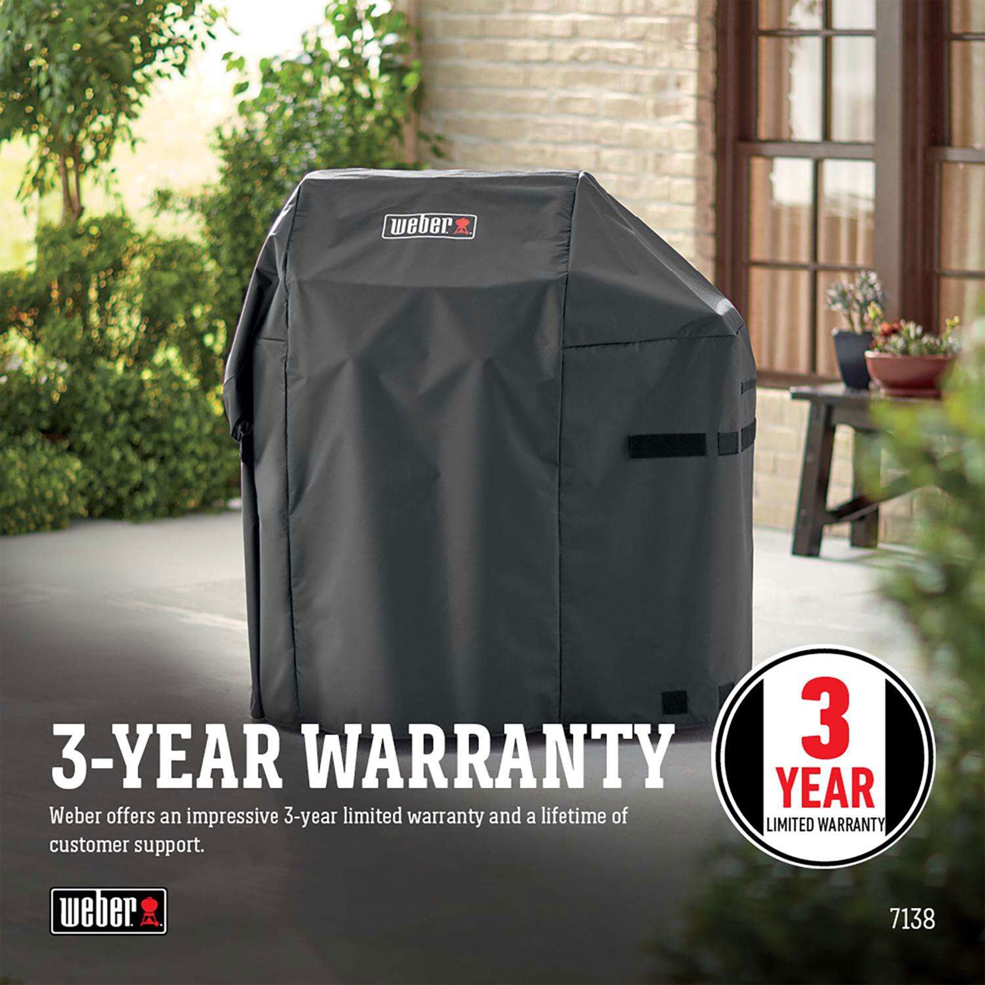 Weber Grill Cover Compatible with Spirit 200 and Spirit II 200 Series Gas Grills - VMInnovations