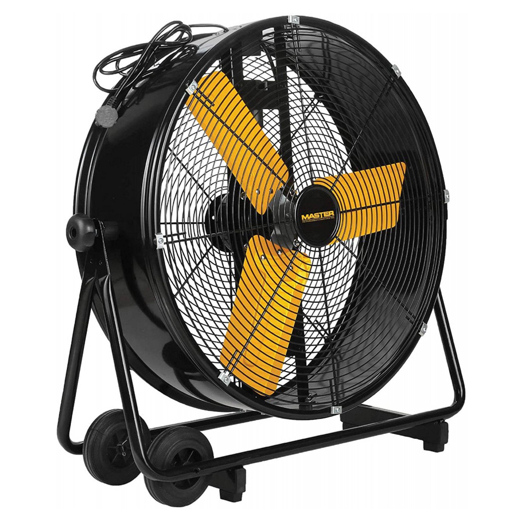 Master 24 Inch Industrial Direct Drive Cradle Tiltable 2 Speed Barrel Drum Fan - VMInnovations