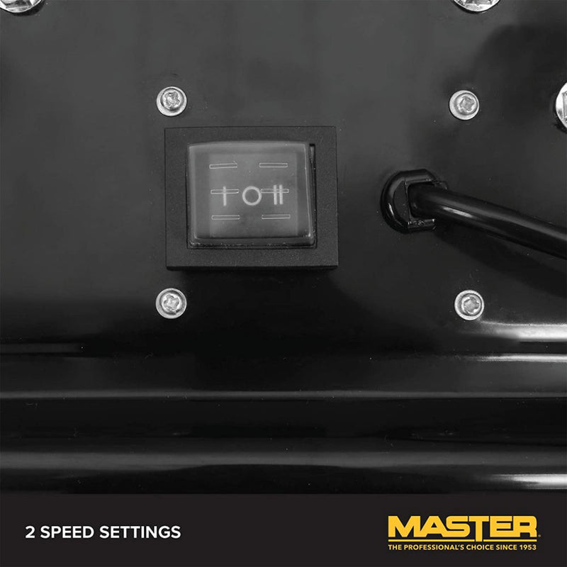 Master 24 Inch Industrial Direct Drive Cradle Tiltable 2 Speed Barrel Drum Fan