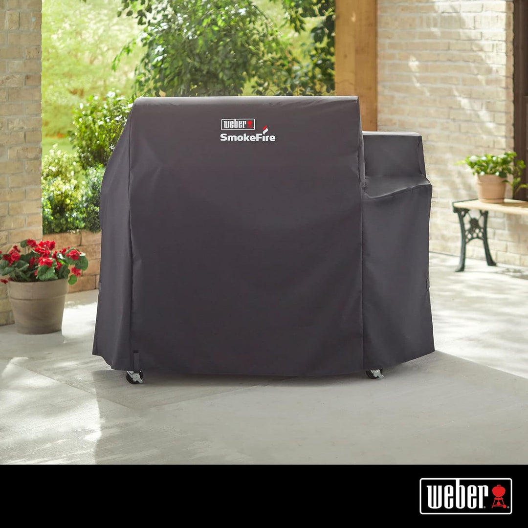 Weber SmokeFire Cover w/SmokeFire EX6/EPX6/ELX6 Wood Pellet Grill (Open Box) - VMInnovations