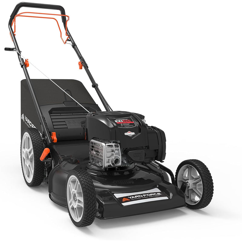 Yard Force Self Propelled 3-in-1 Gas Powered Push Lawn Mower with 22" Steel Deck