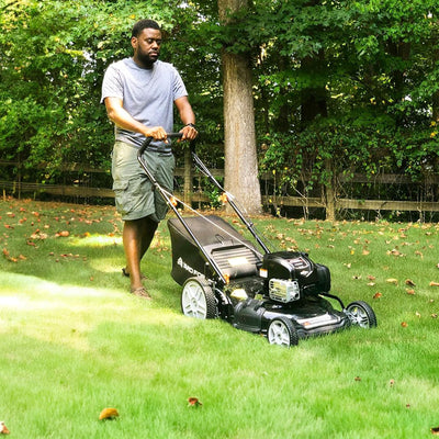 Yard Force Self Propelled 3-in-1 Gas Powered Push Lawn Mower with 22" Steel Deck - VMInnovations
