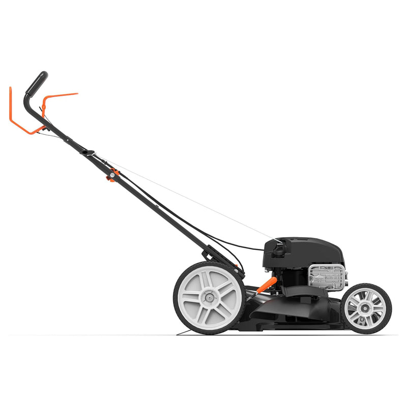 Yard Force Self Propelled 3-in-1 Gas Push Lawn Mower w/22" Steel Deck(For Parts)