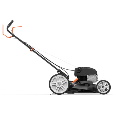 Yard Force Self Propelled 3-in-1 Gas Powered Push Lawn Mower with 22" Steel Deck