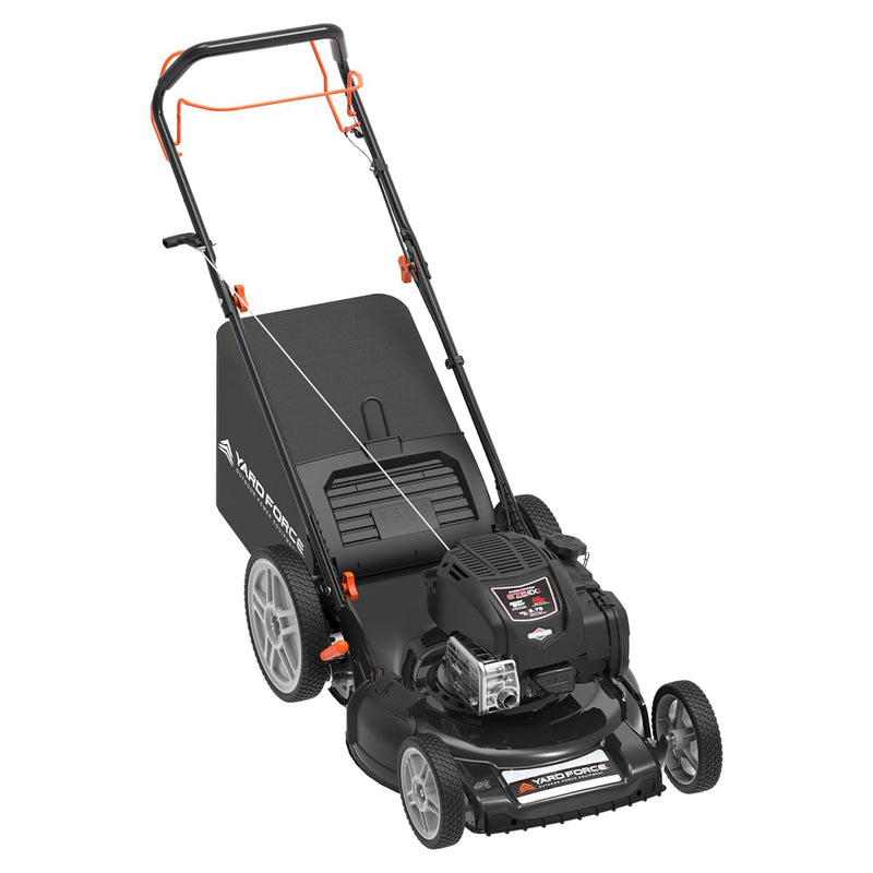 Yard Force Self Propelled 3-in-1 Gas Powered Push Lawn Mower with 22" Steel Deck