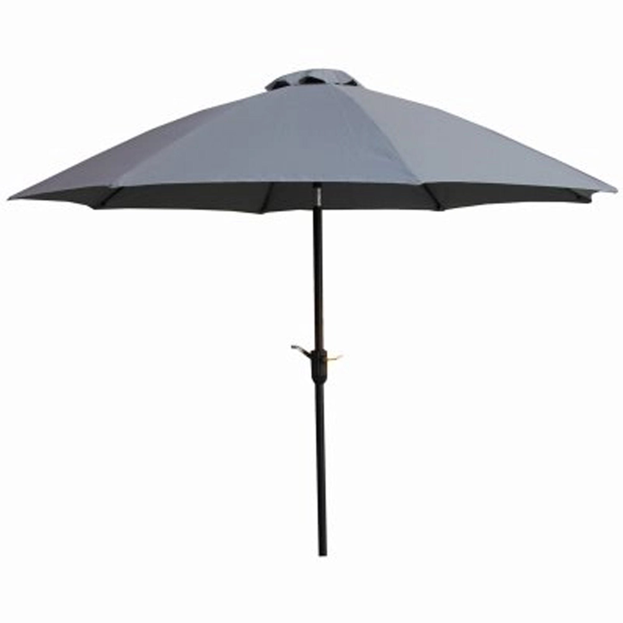 Four Seasons Courtyard 9 Foot Crank Lift Auto Tilt System Patio Umbrella, Gray - VMInnovations