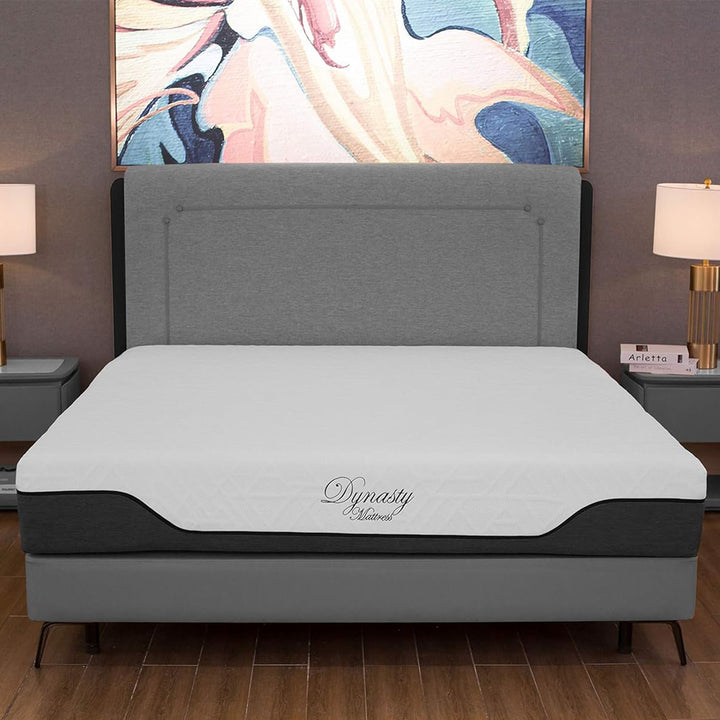 Dynasty 8 Inch CoolBreeze Gel Memory Foam RV Camper Mattress, RV King (Open Box)