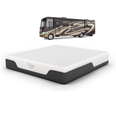 Dynasty Mattress 8" CoolBreeze Gel Memory Foam RV Mattress, RV Queen (Open Box) - VMInnovations