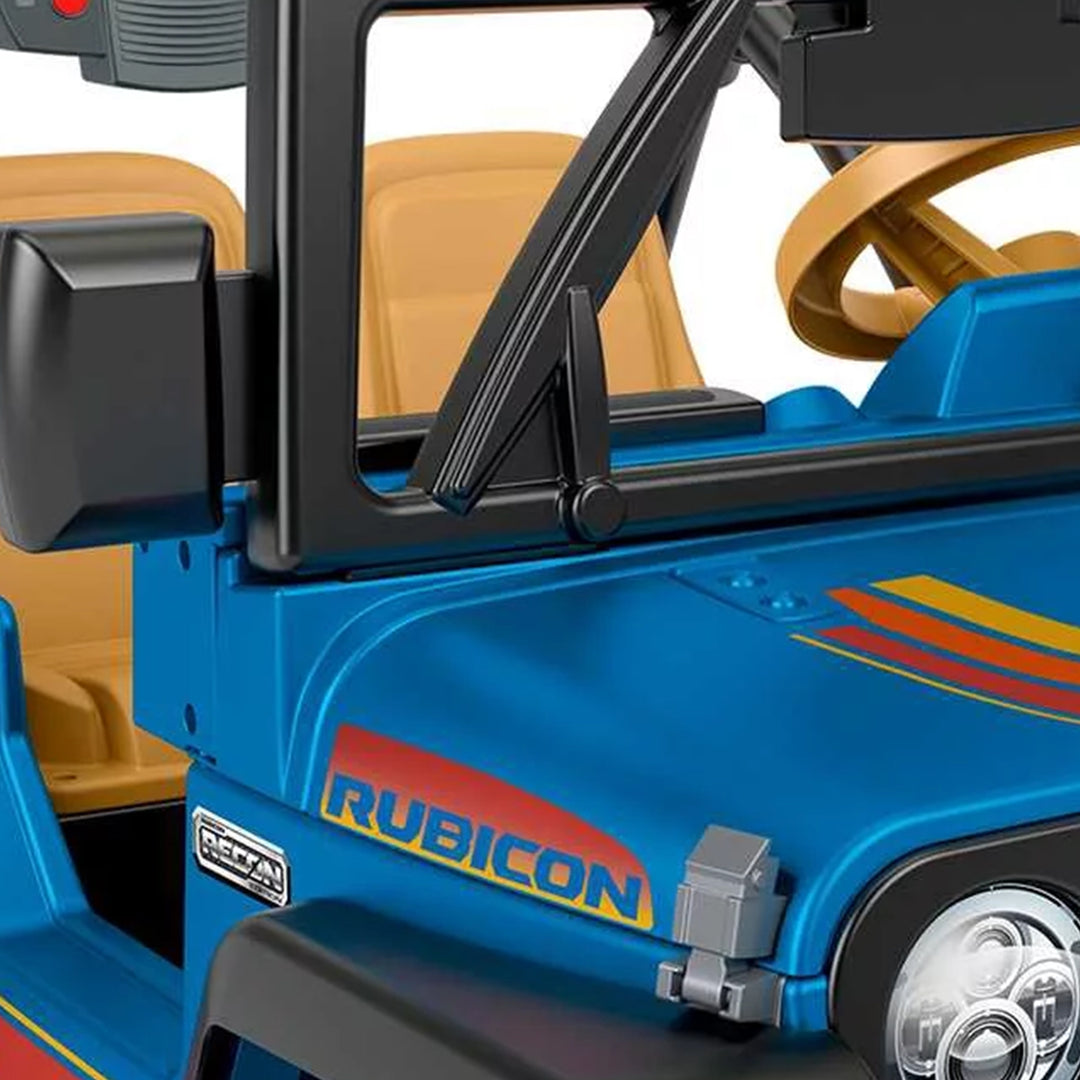 Fisher-Price Power Wheels Retro Jeep Wrangler Ride On Vehicle Toy Car(For Parts)