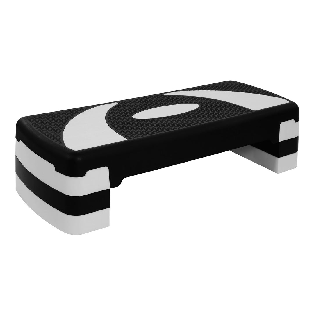 BalanceFrom Adjustable Workout Aerobic Step Platform Trainer w/Raisers(Open Box)