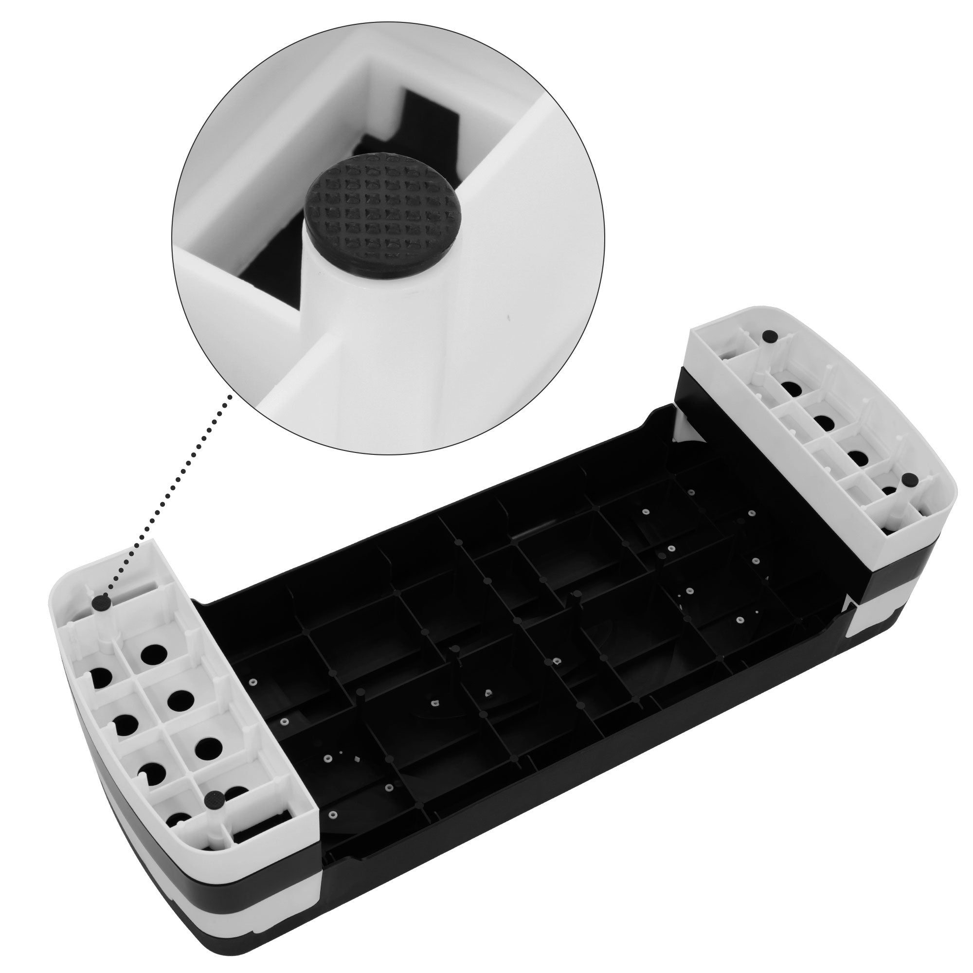 BalanceFrom Adjustable Workout Aerobic Step Platform Trainer w/Raisers(Open Box)