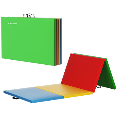 BalanceFrom 4' x 8' x 2" All Purpose Folding Fitness Gym Mat, Multi (Used) - VMInnovations
