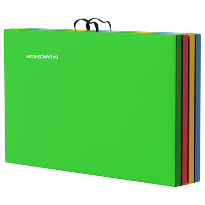 BalanceFrom 4' x 8' x 2" All Purpose Folding Fitness Gym Mat, Multi (Used) - VMInnovations