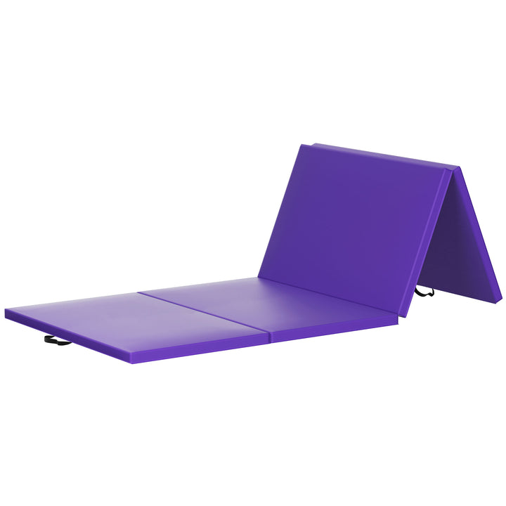 BalanceFrom 4' x 8' x 2" All Purpose Fitness Gymnastics Gym Mat,Purple(Open Box) - VMInnovations