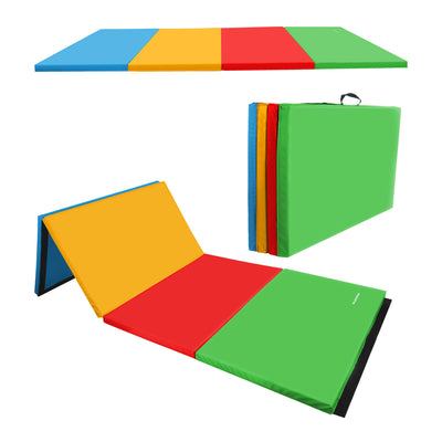 BalanceFrom 4'x6'x2" All Purpose Folding Fitness Gymnastics Gym Mat (Open Box) - VMInnovations