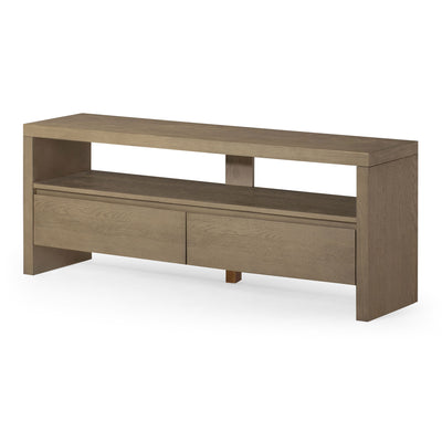Maven Lane Ada Contemporary Wooden Media Unit in Refined Grey Finish (Open Box) - VMInnovations
