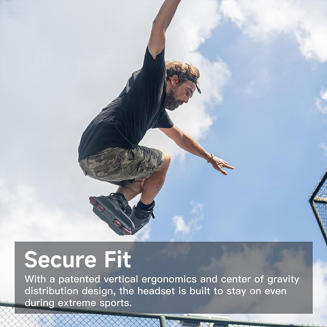 MOJAWA MOJO 2 Run Air Bone Wireless Bluetooth Sport Headphones, Black(For Parts)