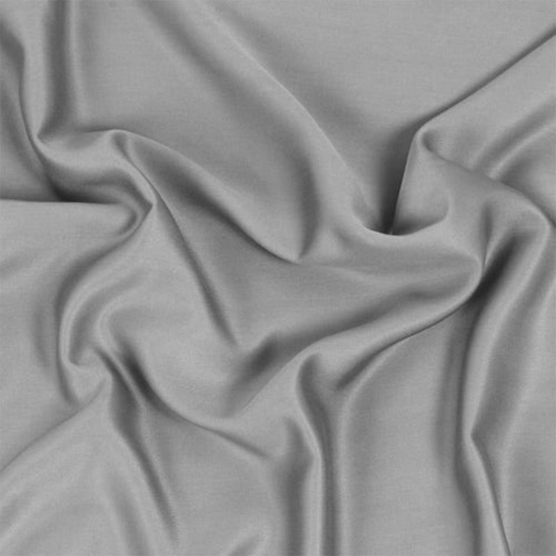 Sleepgram Viscose from Bamboo Queen Bed Sheet Set with 2 Pillowcases, Grey Stone