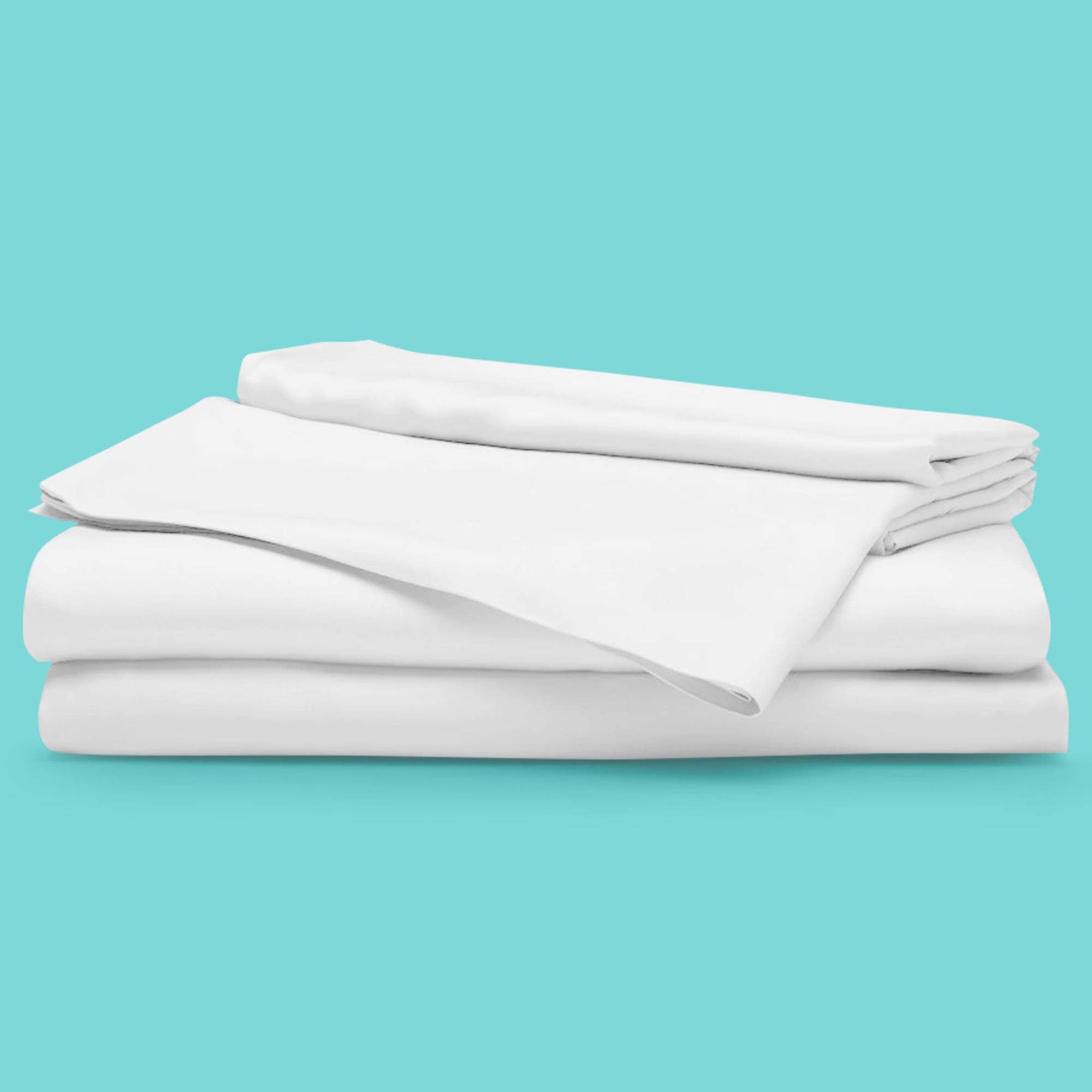 Sleepgram Viscose from Bamboo Queen Bed Set w/2 Pillowcases, White (Open Box)